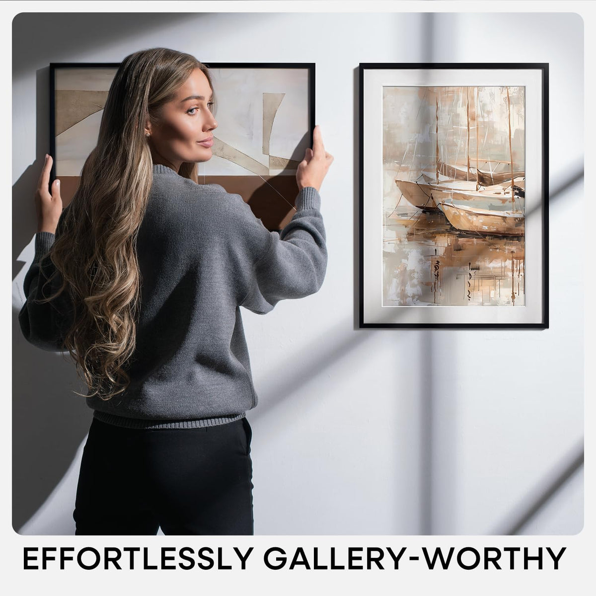 Homeforia frame supports photos, posters, prints beautifully