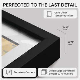 Homeforia wall kit included enables easy and secure hanging.