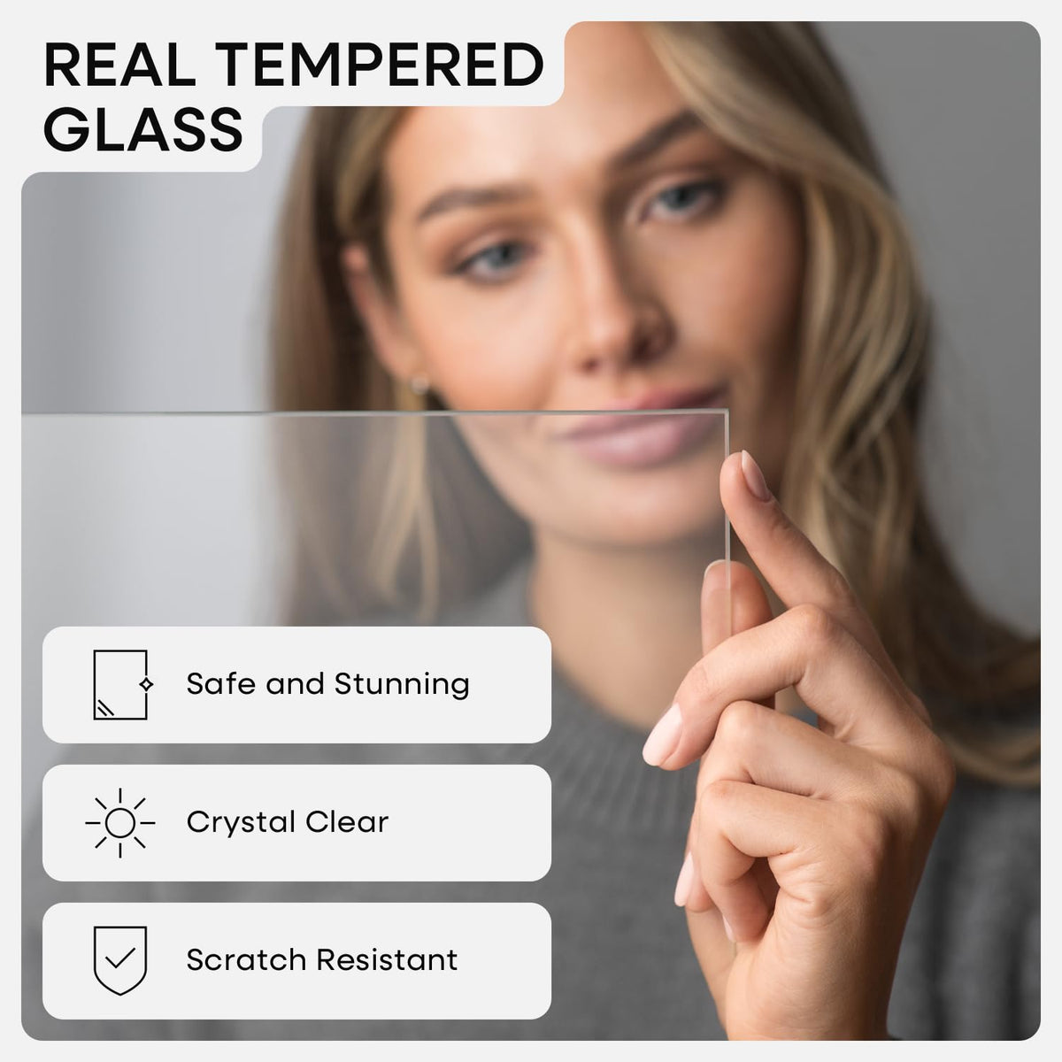 Homeforia wall kit included for quick, secure hanging setup.