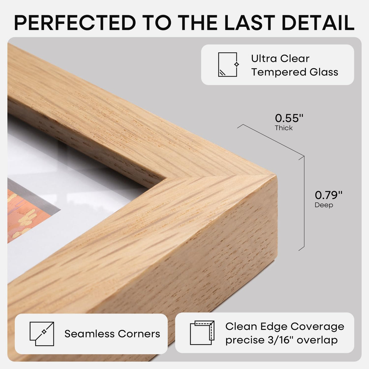 Homeforia wall kit included for easy, secure hanging.