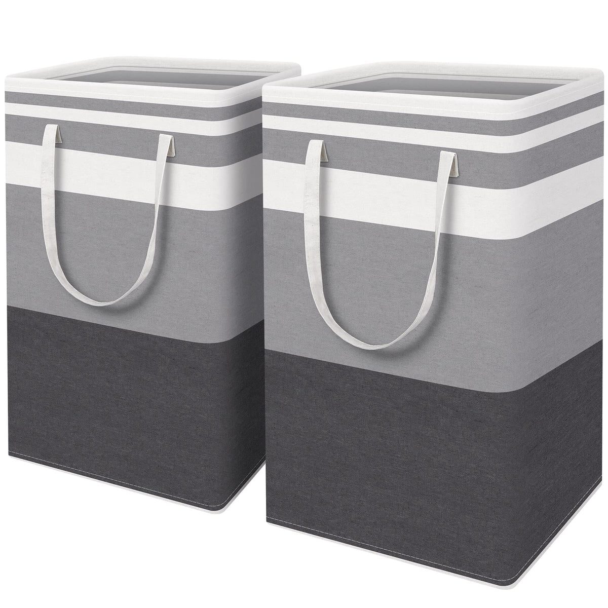 HomeHacks 2-Pack Large Laundry Basket ready for dorm use and daily sorting