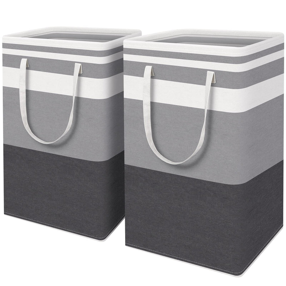 HomeHacks 2-Pack Large Laundry Basket ready for dorm use and daily sorting