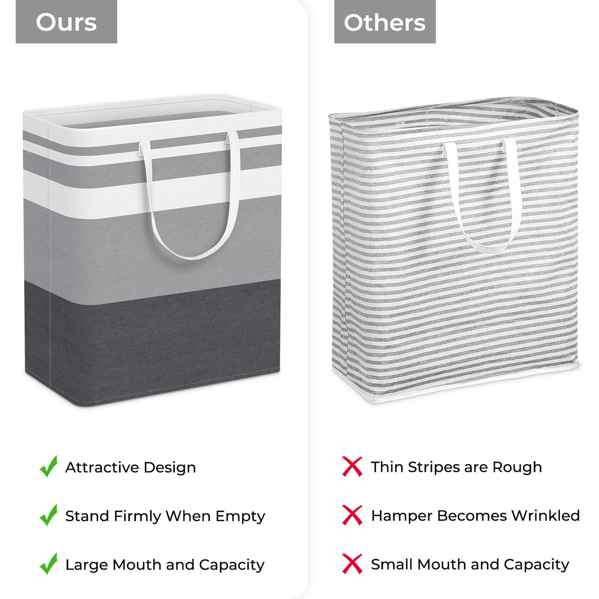 HomeHacks collapsible design for easy storage in small spaces.