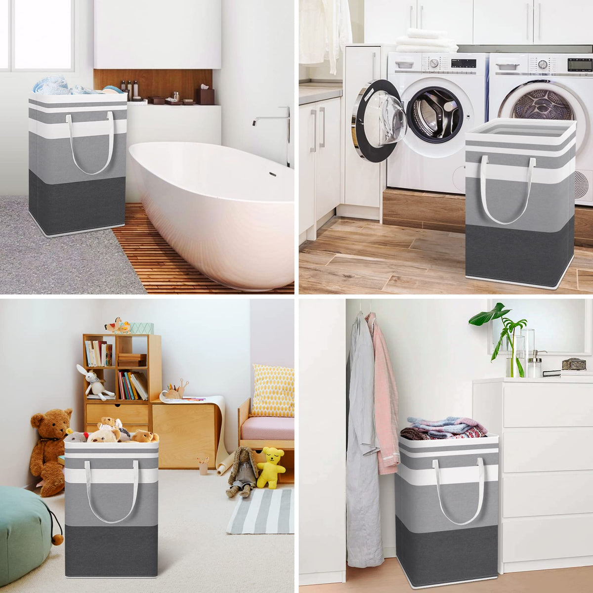 HomeHacks collapsible design folds flat for compact storage.
