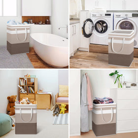 HomeHacks collapsible storage bin folds flat for compact spaces