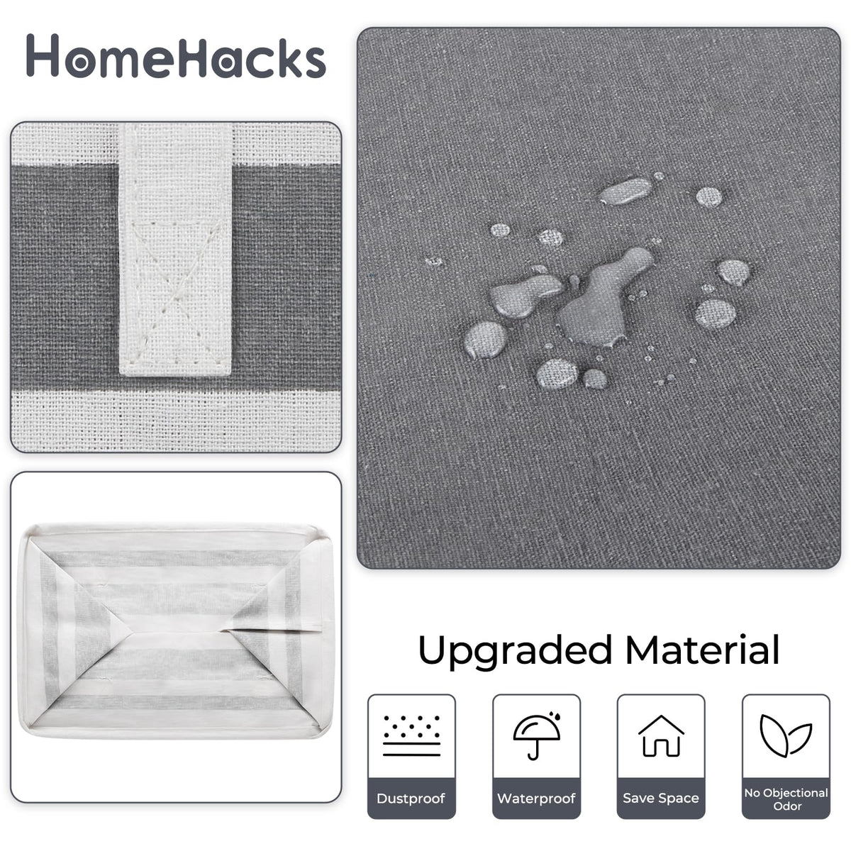 HomeHacks double reinforced handles provide comfortable grip