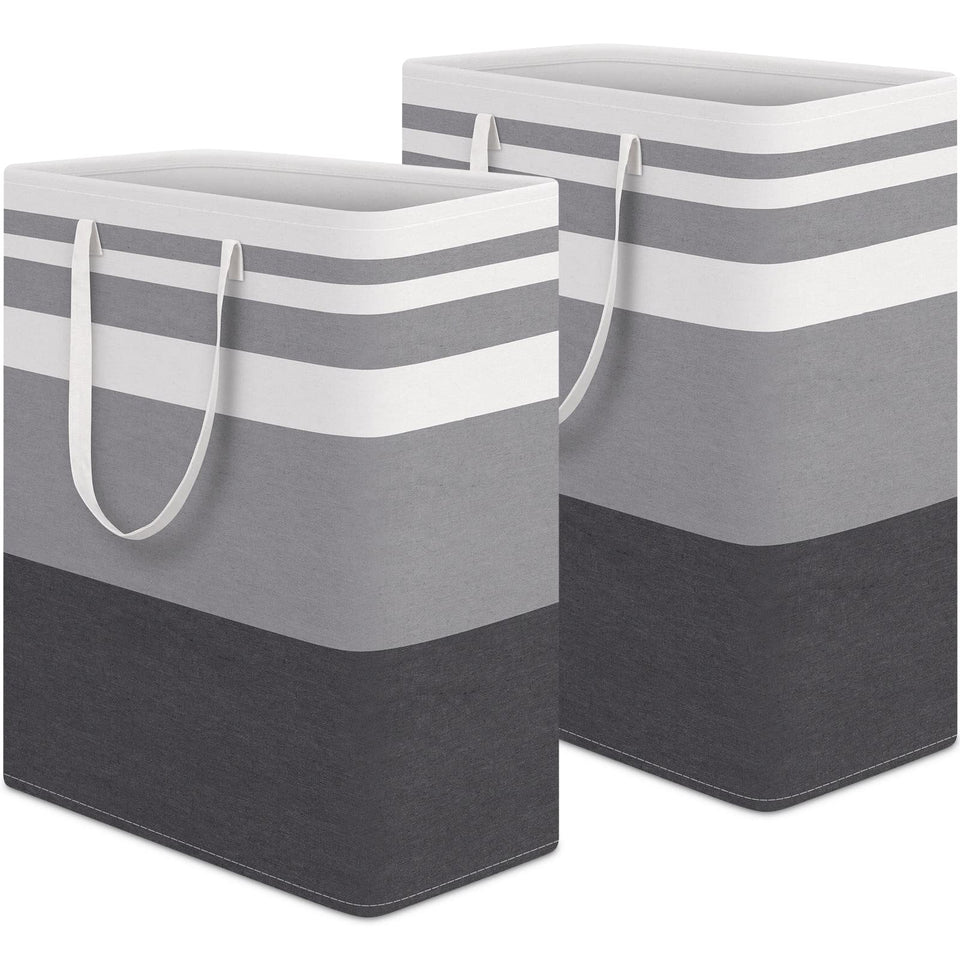 HomeHacks large laundry basket with 125L capacity for dorms and families.