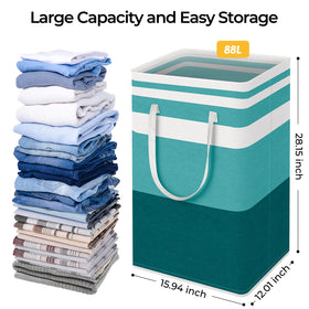 HomeHacks PEVA-coated interior keeps clothes dry and clean.