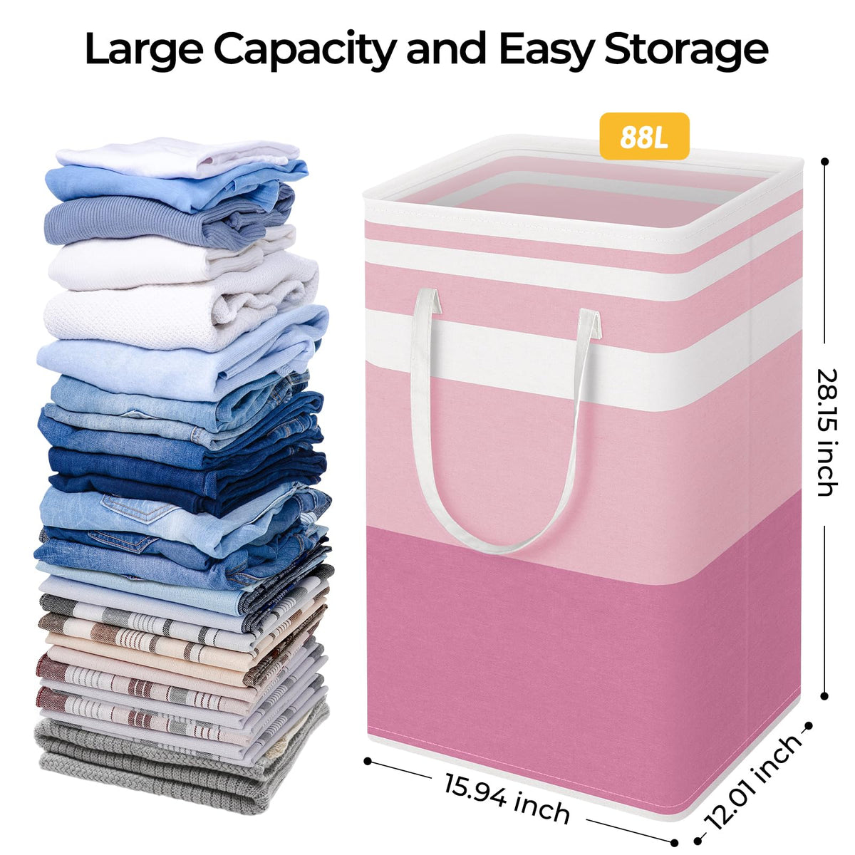 HomeHacks interior PEVA coating keeps items dry and easy to wipe