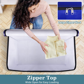 HomeHacks 93L bag ideal for dorm room wardrobe and seasonal gear