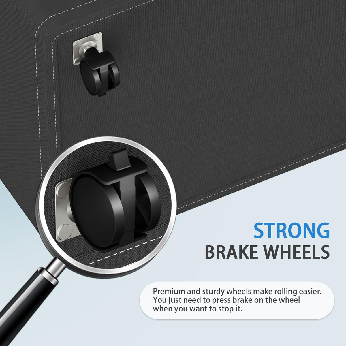 HomeHacks top-mounted metal frame keeps the hamper upright during loading.