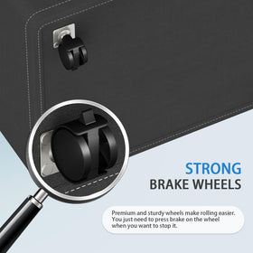 HomeHacks top-mounted metal frame keeps the hamper upright during loading.