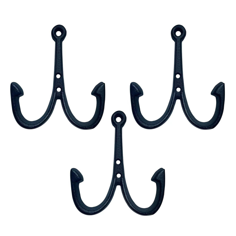 HomeHand nautical anchor wall hook assembly showcases sturdy cast iron for durable entryway storage.