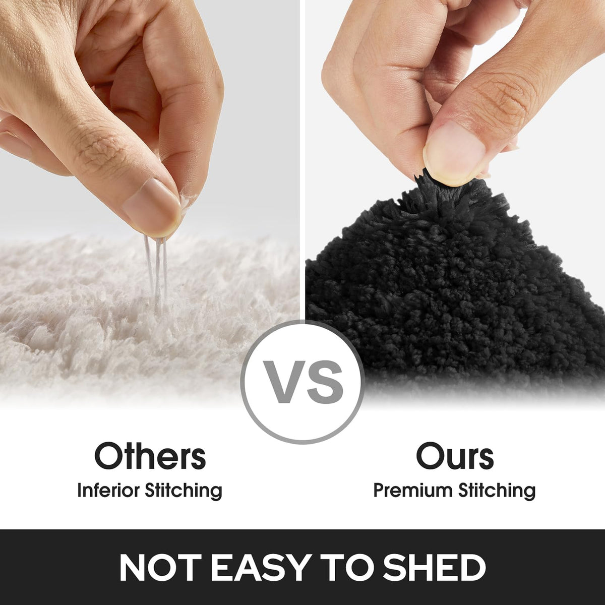HOMEIDEAS 20x32 inch mat offers ample coverage in standard baths.
