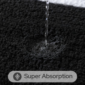 HOMEIDEAS rug back with non-slip backing demonstrates secure grip on smooth floors