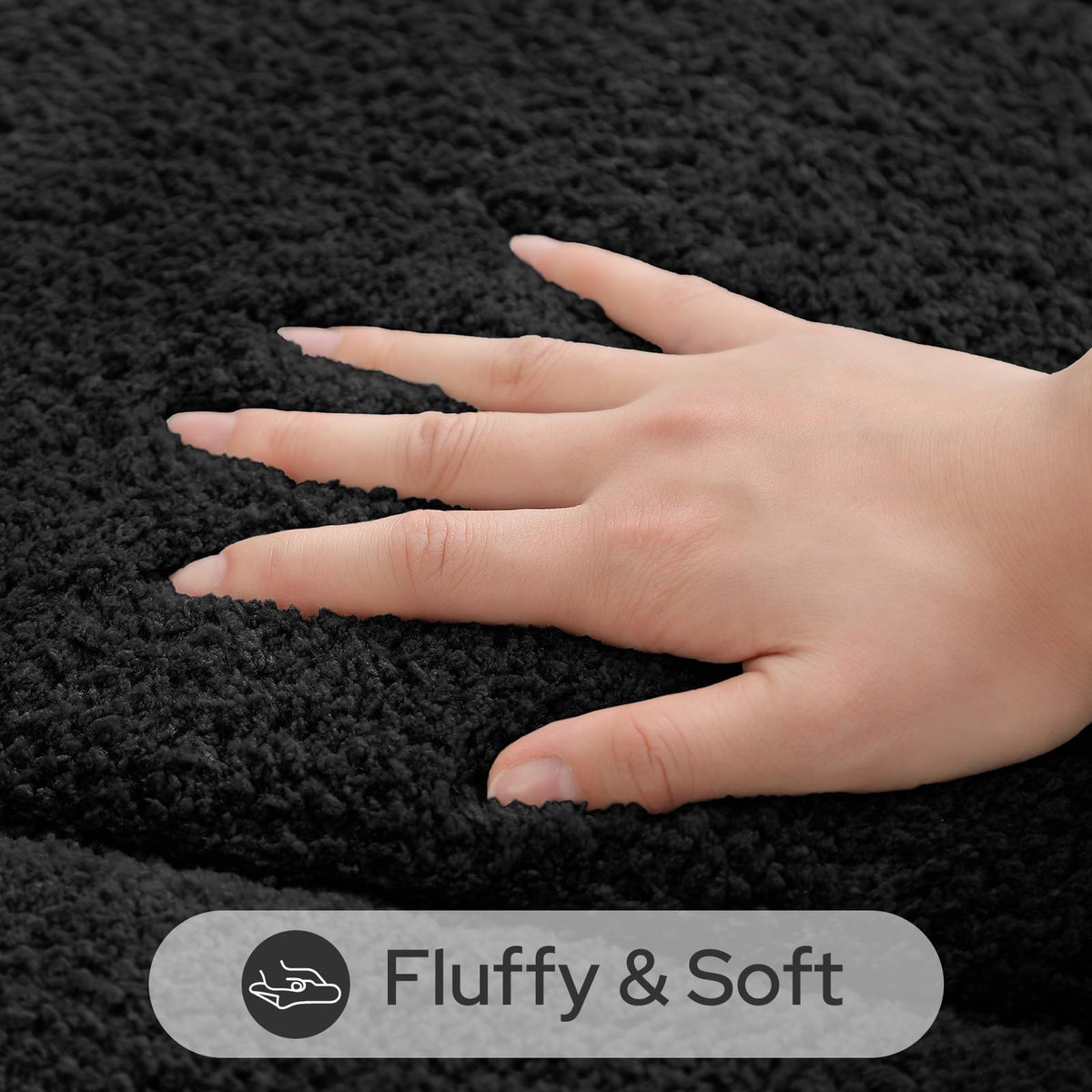 HOMEIDEAS absorbent close-up showing plush fibers that wick moisture