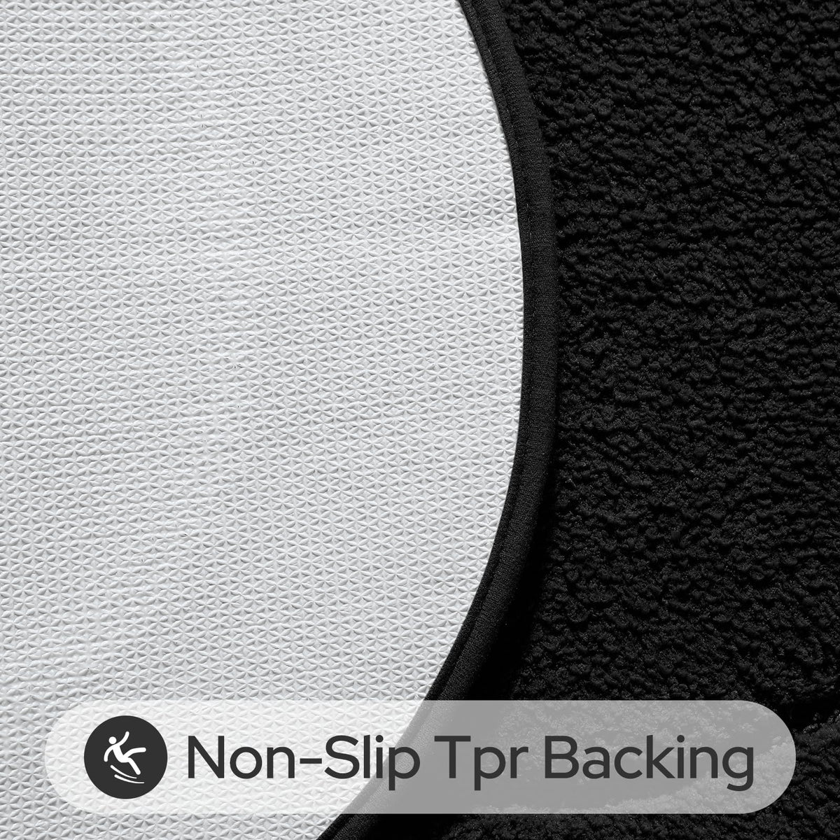 HOMEIDEAS textured microfiber close-up highlights fade-resistant color and durability