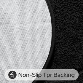 HOMEIDEAS textured microfiber close-up highlights fade-resistant color and durability