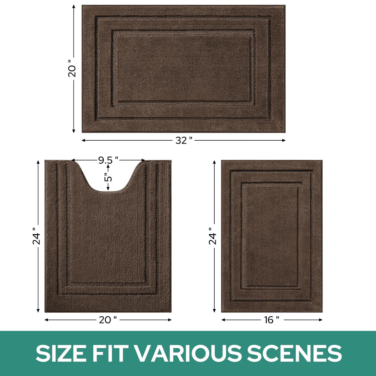 HOMEIDEAS 16x24 rug detail illustrating compact, versatile sizing