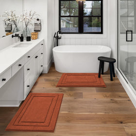 Homeideas bathroom rug set packaging and display for easy setup