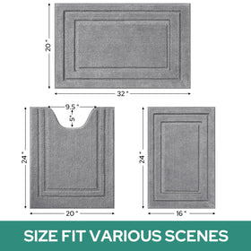 HOMEIDEAS versatile 3-piece set works in bathroom, kitchen, or entryway