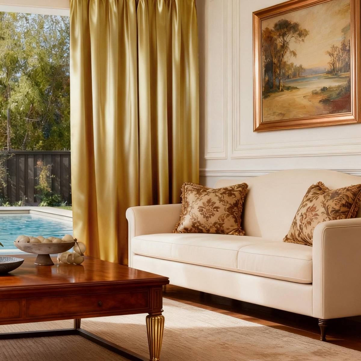 HOMEIDEAS two-panel bedroom setup demonstrates privacy and elegant ambiance