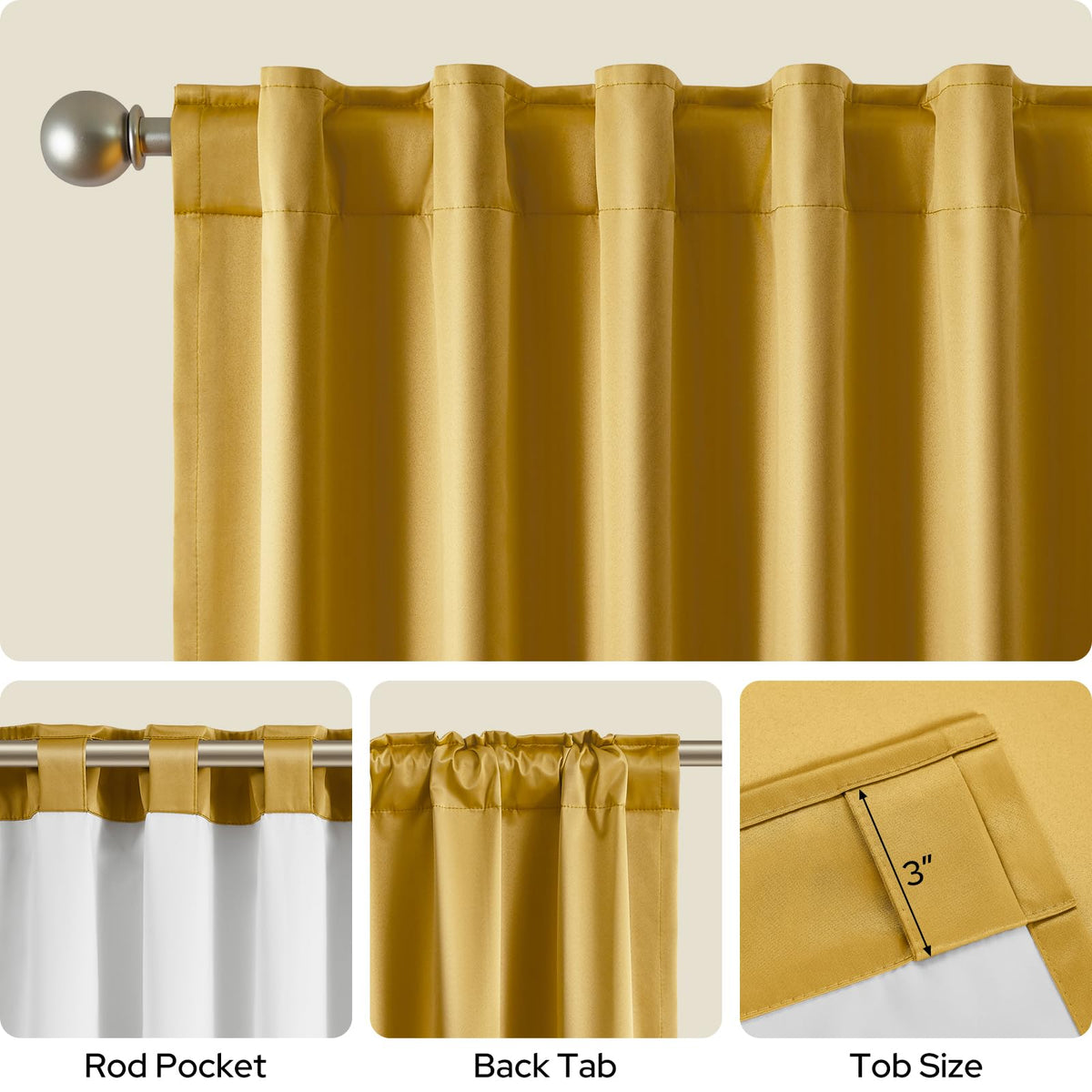 HomeIdeas blackout curtains bedroom scene highlighting light control.