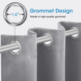 HOMEIDEAS easy-care curtains machine washable for convenient cleaning and long-lasting quality