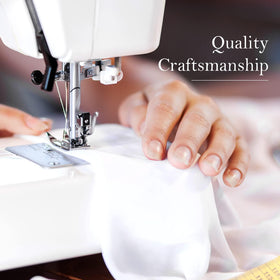 HOMEIDEAS durable polyester fabric offers easy care and long-lasting use.