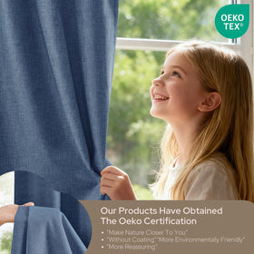 HOMEIDEAS energy-saving drapery helps regulate room temperature and comfort.