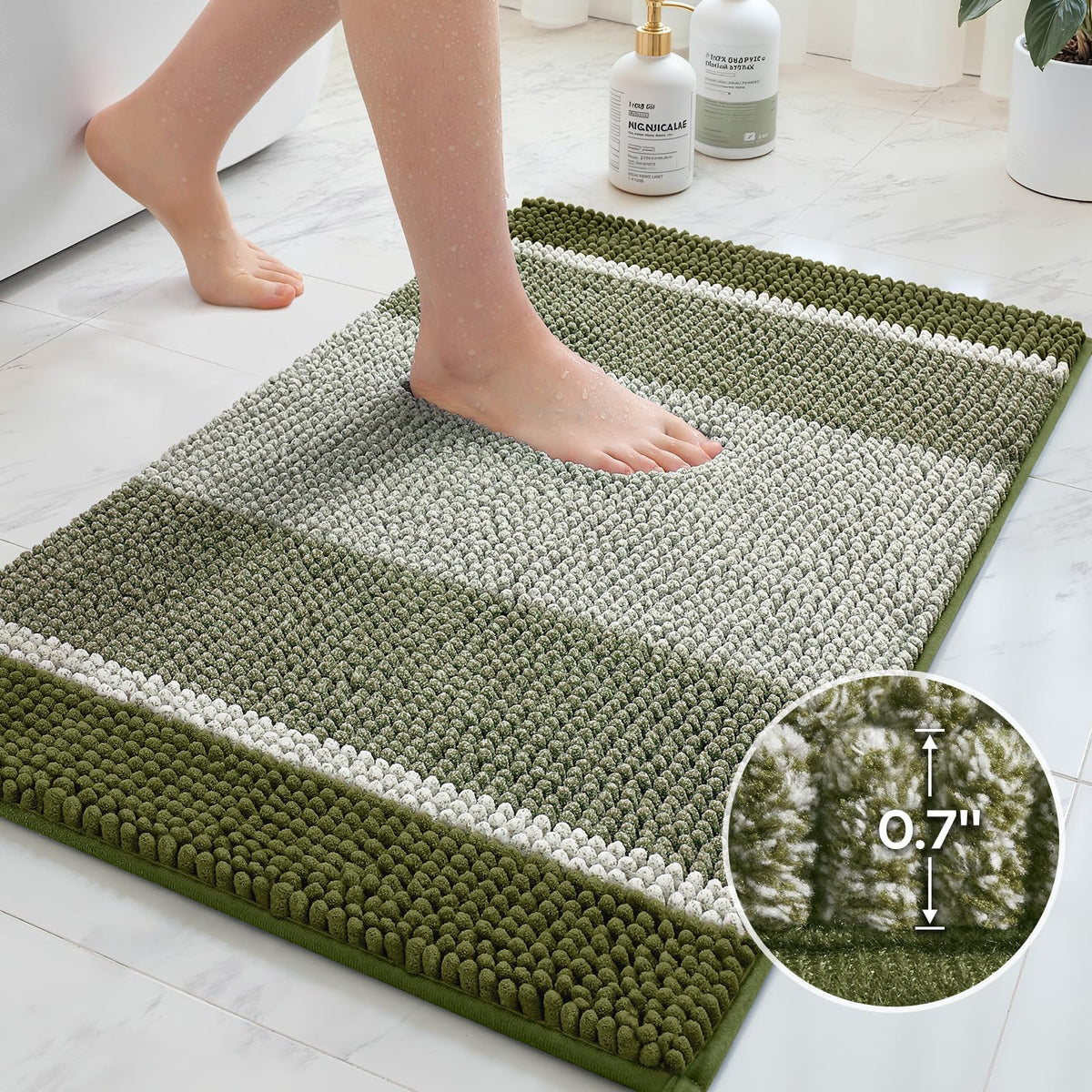 HOMEIDEAS Machine-washable design makes cleaning quick and simple.