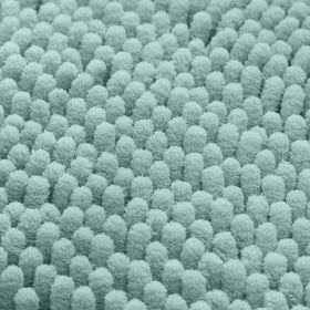 HOMEIDEAS machine-washable rug care in cold water for easy cleaning.