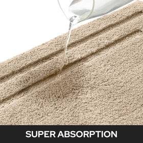 HOMEIDEAS non-slip backing close-up shows safer bathroom stepping.