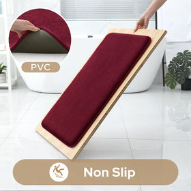 HOMEIDEAS machine washable rug simplifies cleaning and maintenance.