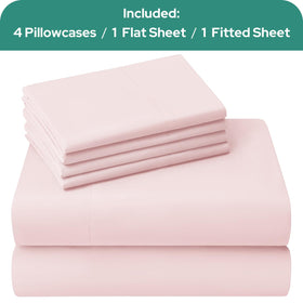 HOMEIDEAS queen pillowcase 20x31 provides color-fast performance for lasting look.