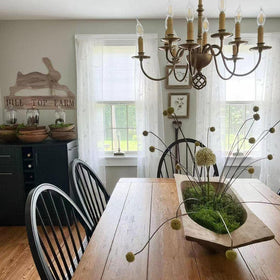 HOMEIDEAS 3-inch rod pocket design ensures elegant draping over windows.