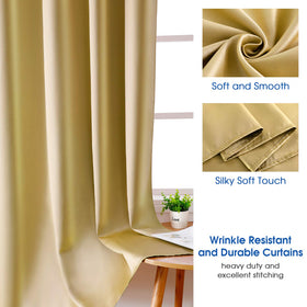 HOMEIDEAS triple-weave curtain cross-section shows enhanced blackout potential