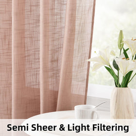 HOMEIDEAS two-panel set includes 52 by 84 inches for versatile window coverage