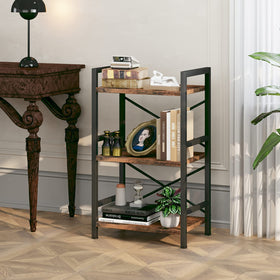 Homeiju Bookshelf adjustable feet help level on uneven surfaces