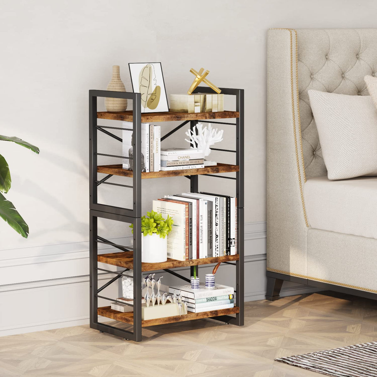 Homeiju durable wood and metal construction supports daily use.
