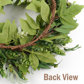 HomeKaren indoor-outdoor wreath ready for wall, window, or door display