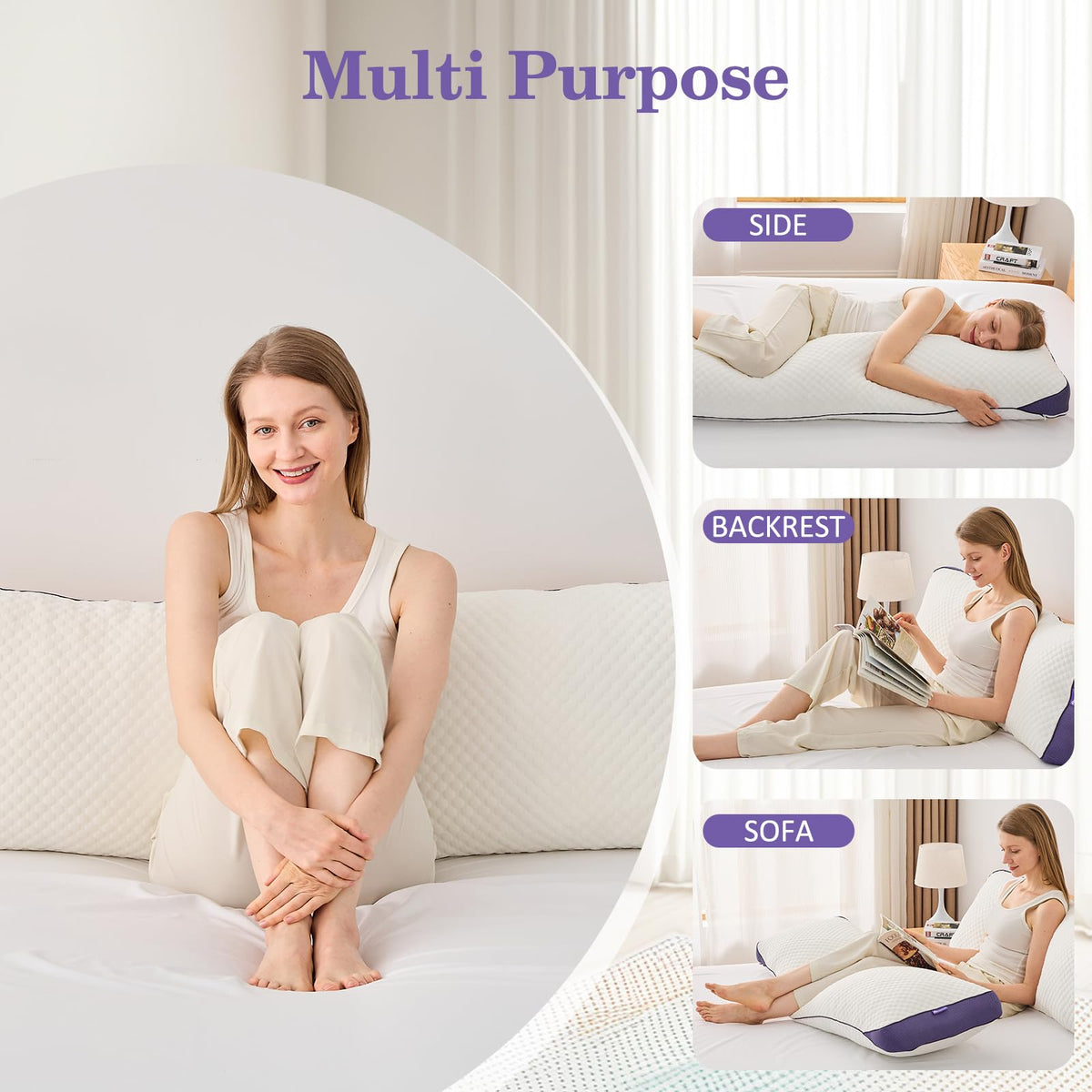 HOMELAB 3D polka dot design improves airflow for cooler sleep.
