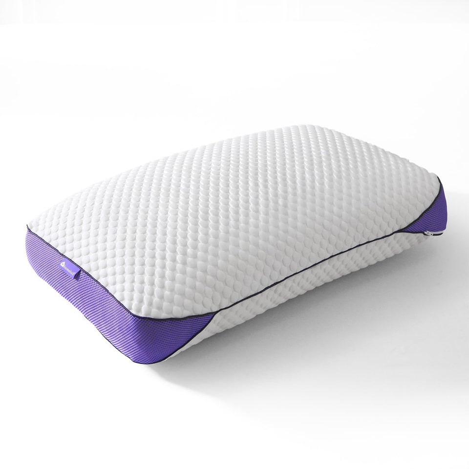 HOMELAB adjustable memory foam pillow with removable cover for customizable comfort.