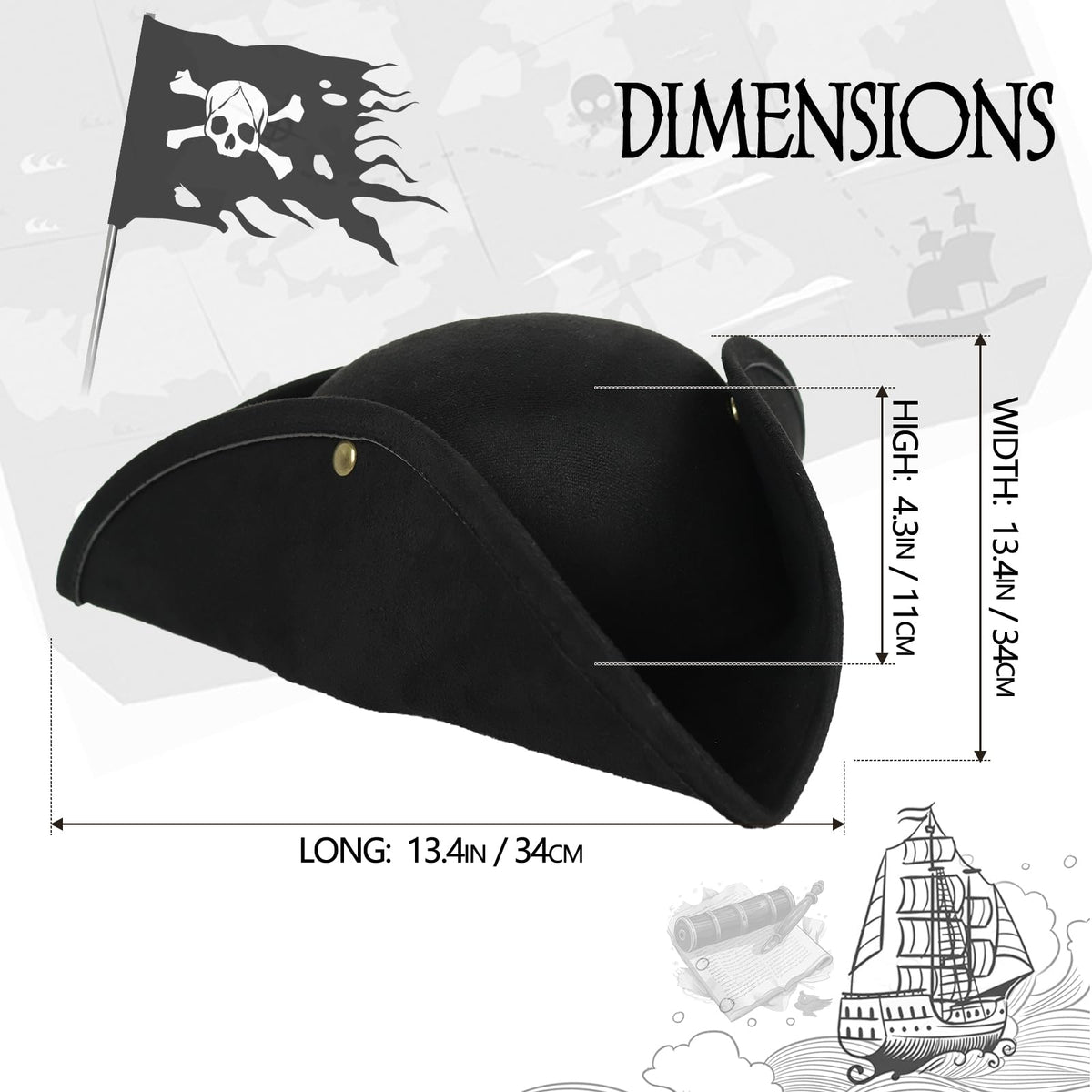 HOMELEX dirt-resistant hat, easy to clean after events.