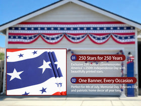 HOMELEX Memorial Day decor for porch or balcony