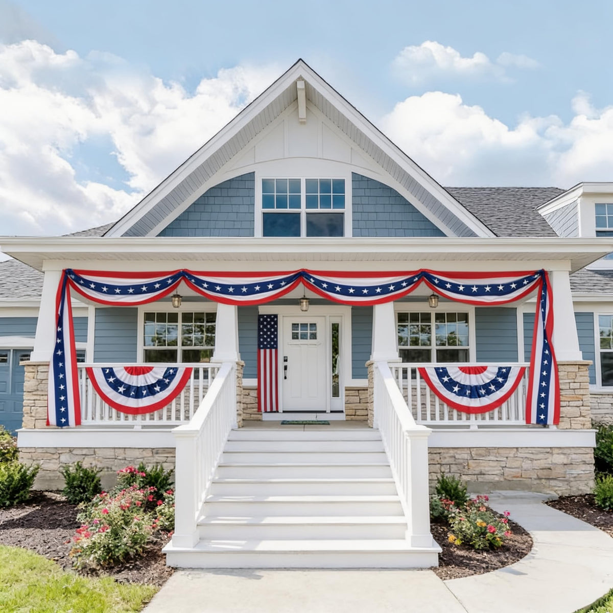 HOMELEX USA bunting flag holiday-ready accent for doorways