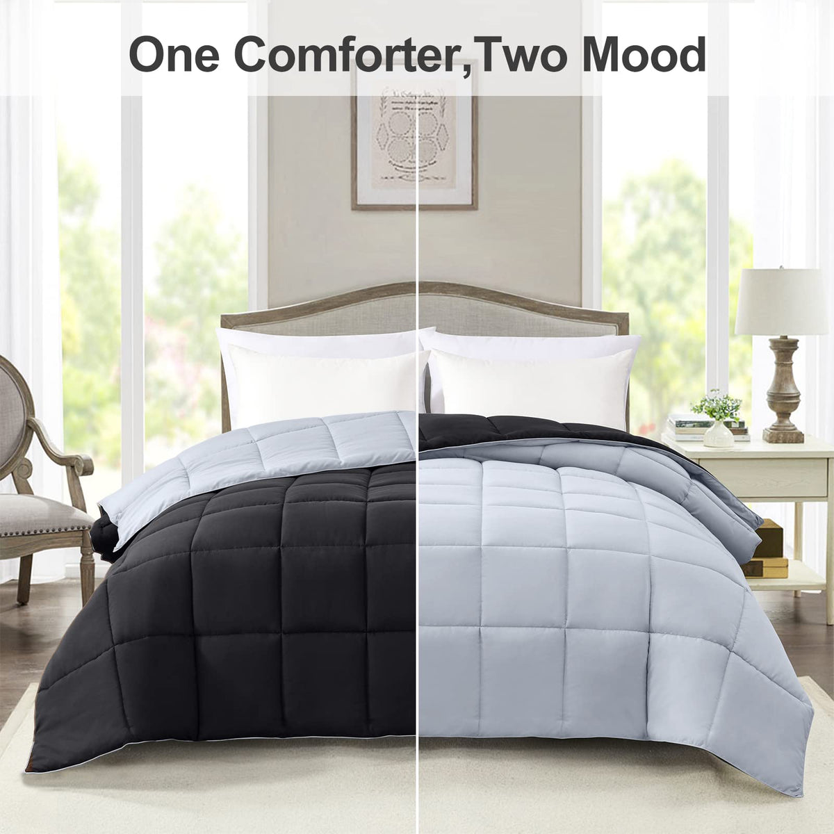 Homelike Moment comforter close-up showing soft microfiber texture for skin-friendly comfort.
