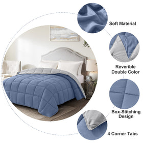 Homelike Moment lightweight all-season comforter ideal for year-round use.