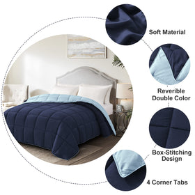 Soft microfiber fabric detail from Homelike Moment comforter.