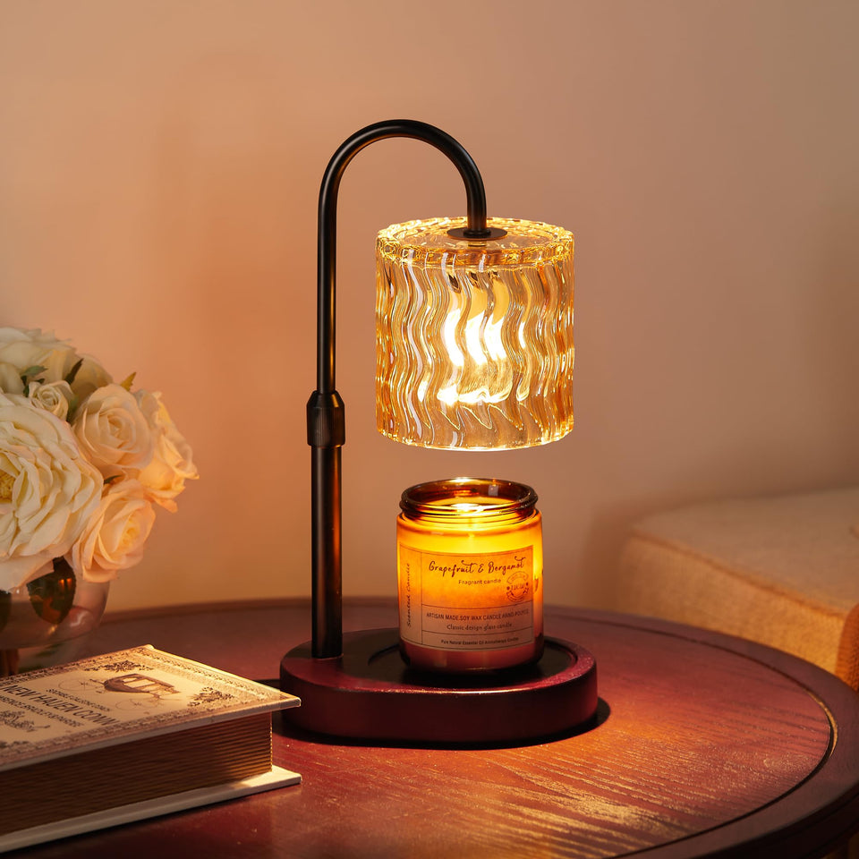 Homelist candle warmer lamp base showcases a compact, modern look for any room
